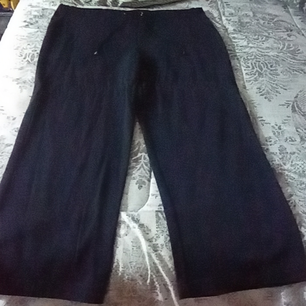 8/10 stretchy pants navy blue